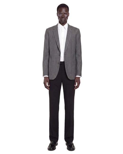 Valentino Gray Single-Breasted Blazer for men