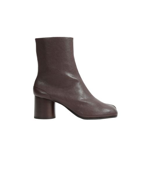 Maison Margiela Brown Tabi Ankle Boots