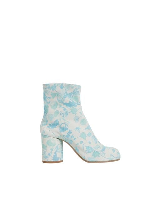 Maison Margiela Blue Tabi Ankle Boots
