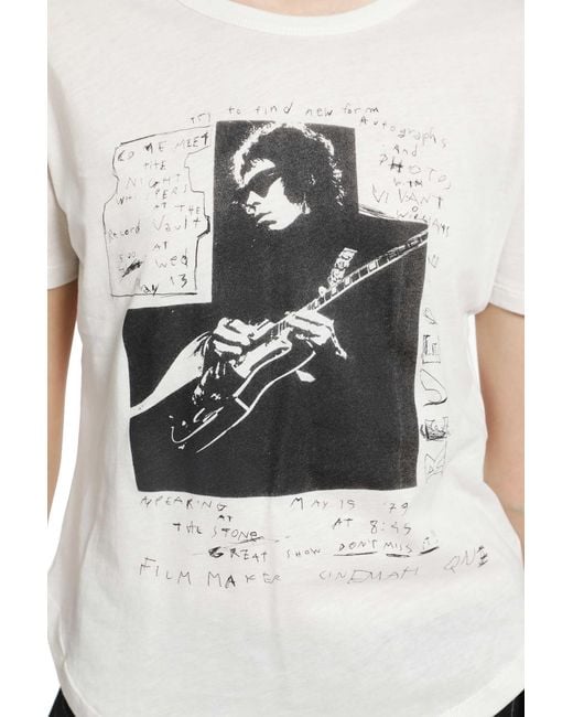 Ann Demeulemeester Black Floor Micro T-Shirt