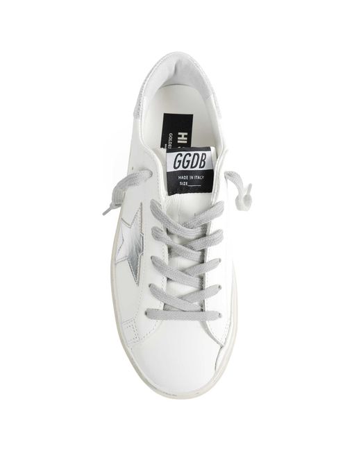 Golden Goose Deluxe Brand White Hi Star Sneakers