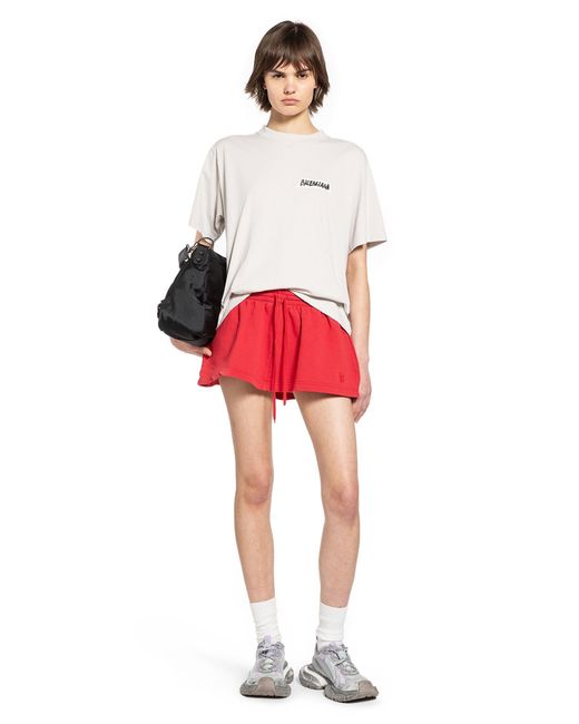 Balenciaga Red Masking Tape T-Shirt Medium Fit