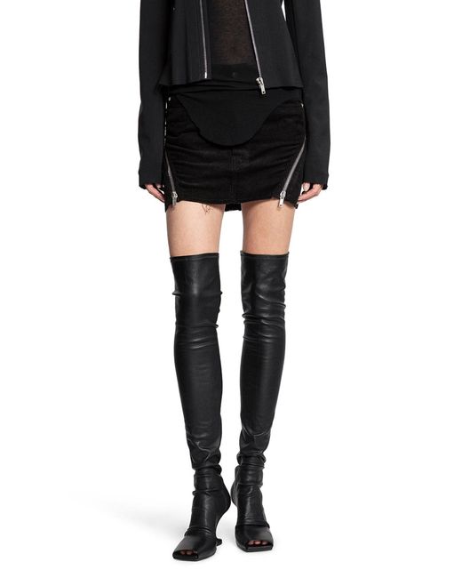 Rick Owens Black Concordians Bolan Banana Mini