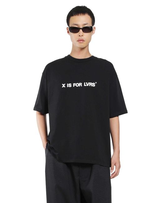 ADRIATIQUE Black X Antonioli Lvrs Boxy Tee for men