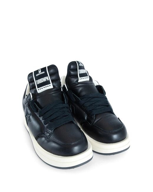 Rick Owens Blue Converse Collaboration Turbowpn Ox Sneakers for men