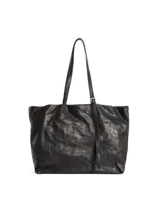 Ann Demeulemeester Black Bes Tote Bag