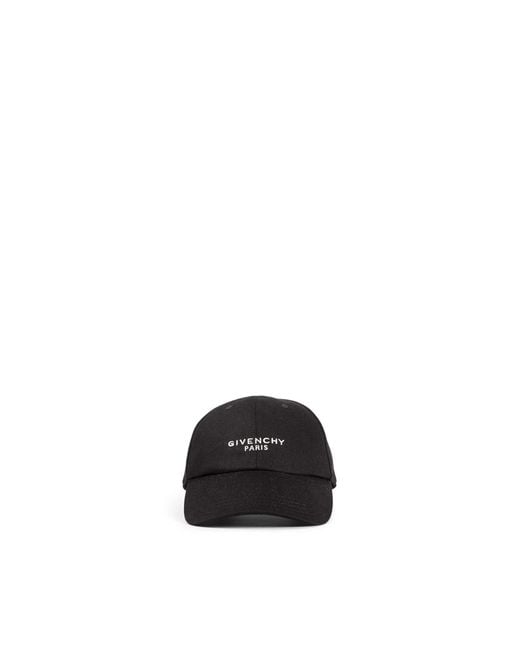 Givenchy Black Paris Cap for men