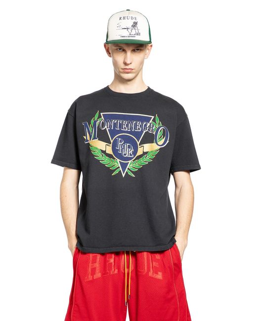 Rhude Red Montenegro Regatta Tee for men