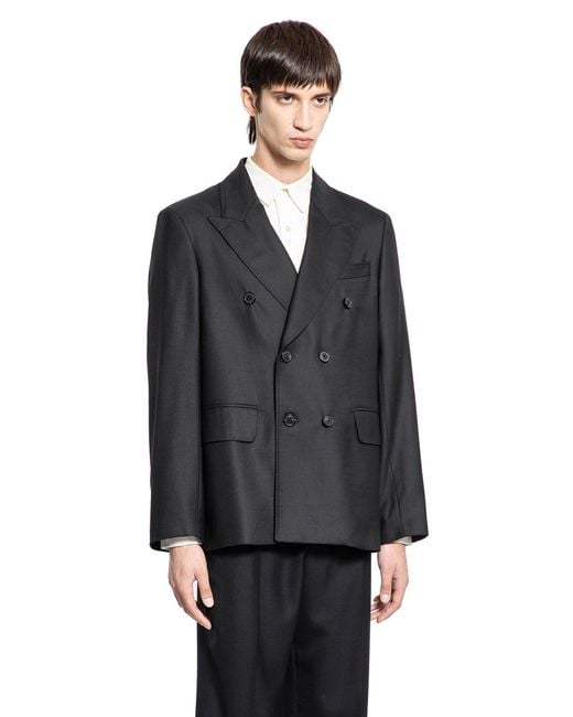 Our Legacy Black Unconstructed Db Blazer for men