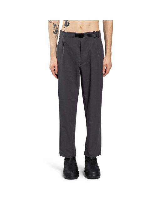 Goldwin One Tuck Tapered Stretch Pants in Blue for Men | Lyst