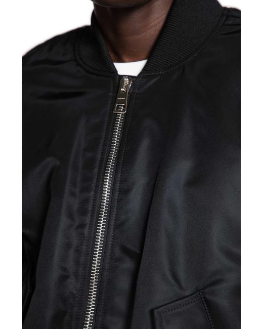 Givenchy Black Cropped Cocoon Bomber