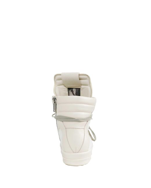 Rick Owens White Tower Geobasket Sneakers for men