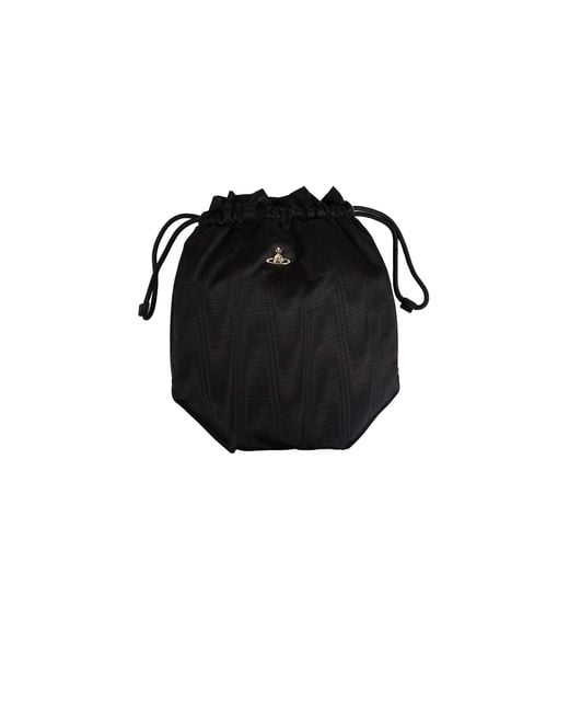 Vivienne Westwood Black Drawstring Pouch Set