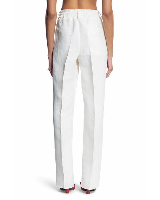 Burberry White Trousers