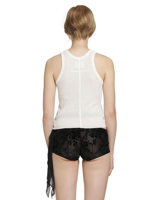 Daisy London Black Soft Washed Rib Tank