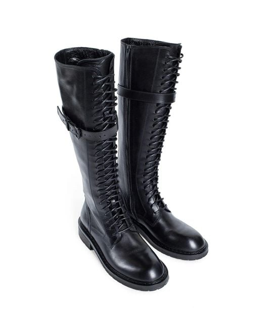 Ann Demeulemeester Black Boots