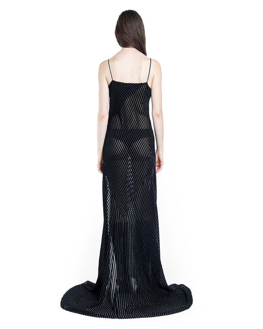 Ann Demeulemeester Blue Aaricia Long Bias Slip Dress