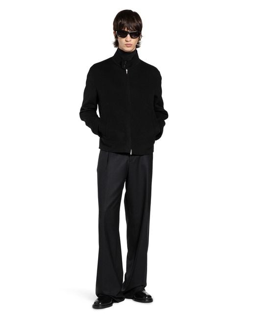 Lardini Black Aaberit Double Wool Jacket for men