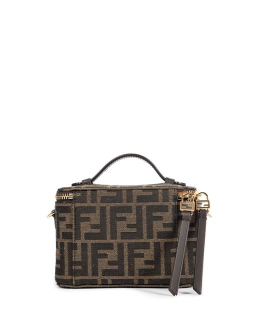 Fendi Brown Vanity Ff Mini Bag
