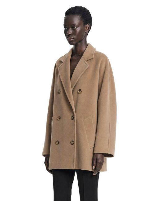 Max Mara Natural Short Rebus Coat
