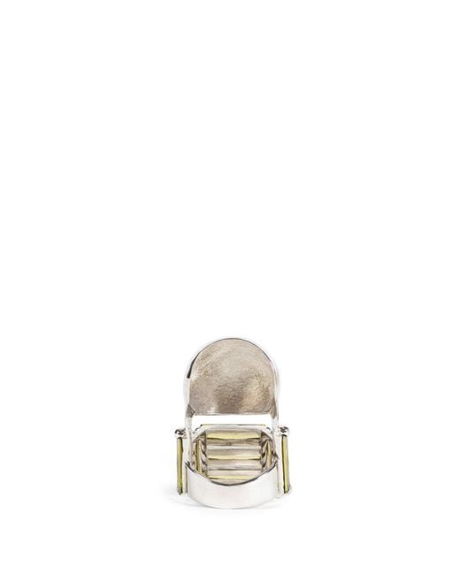 ALAN CROCETTI Metallic Armadillo Armour Ring