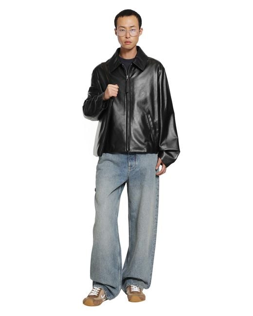 Loewe Black Zip-Up Jacket for men