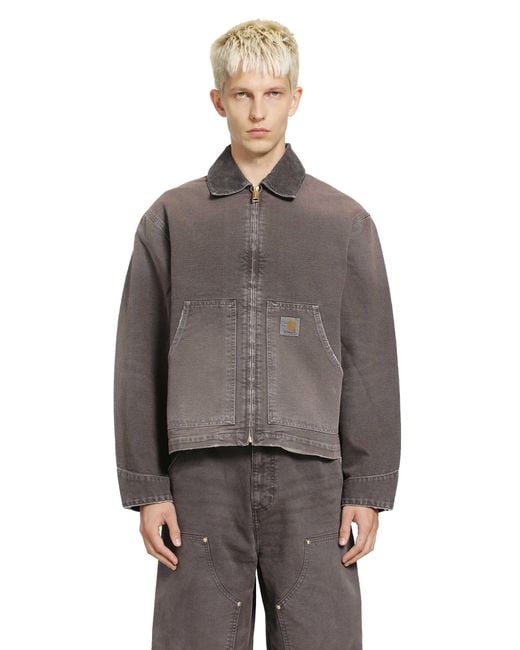 Carhartt Gray Og Arcan Jacket for men
