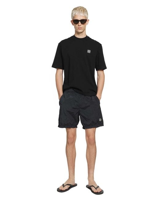 Stone Island Blue B100004 Nylon Metal Swim Shorts for men