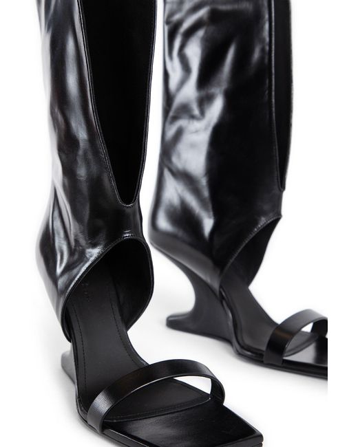 Rick Owens Black Sandals & Slides