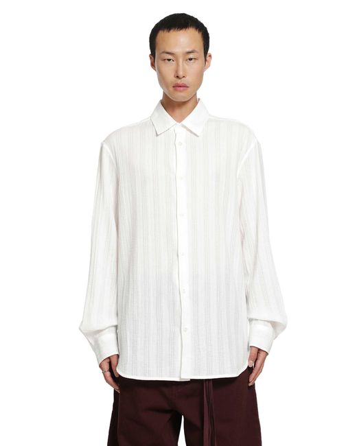 Ann Demeulemeester White Andre Classic Shirt for men