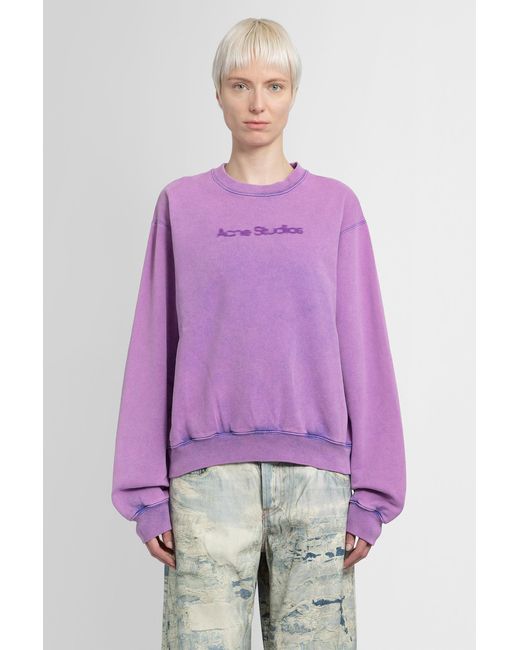 Acne Purple Sweatshirts
