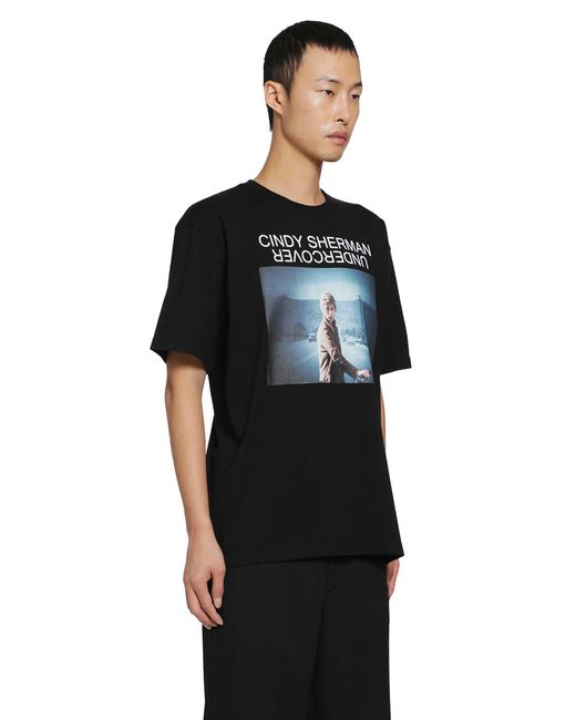 Undercover Black Cindy Sherman T-Shirt for men