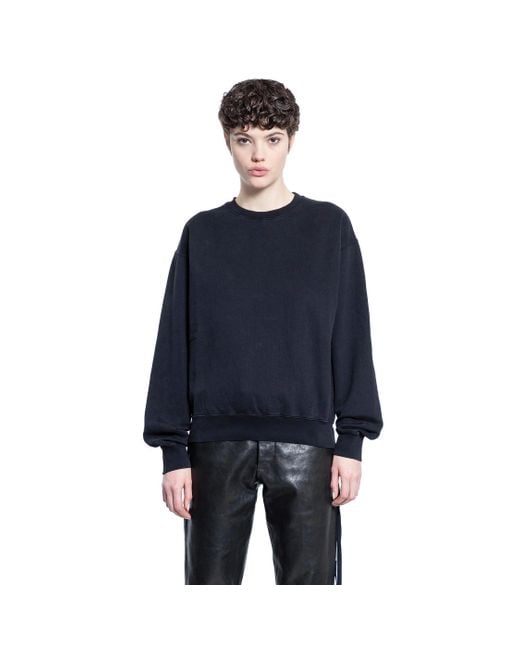 Ann Demeulemeester Blue Zelma 'Smokey Eye' Sweatshirt