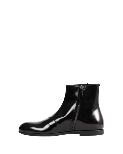 Jil Sander Black Ankle Boots for men