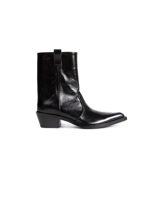 Khaite Black Clive Ankle Boots