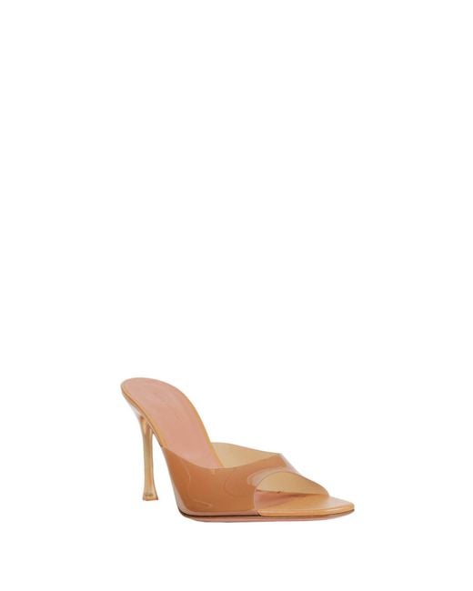 AMINA MUADDI Natural Alexa Glass Slipper 95