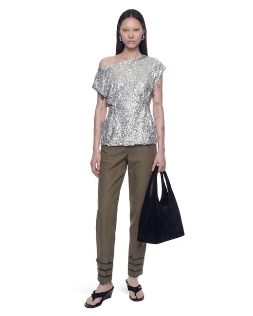 Coperni Gray Zero Waste Adjustable Tee