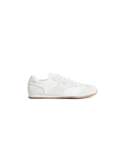Prada White Spark Sneakers for men