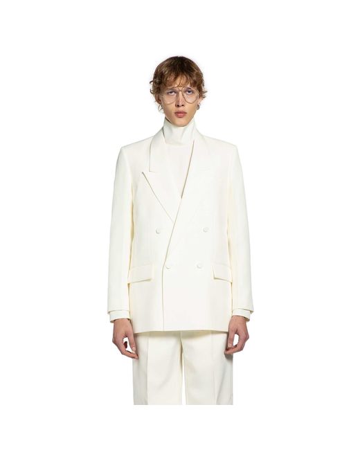 Gucci White Panama Blazer for men