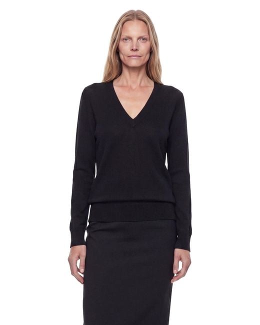 The Row Black Numi Sweater