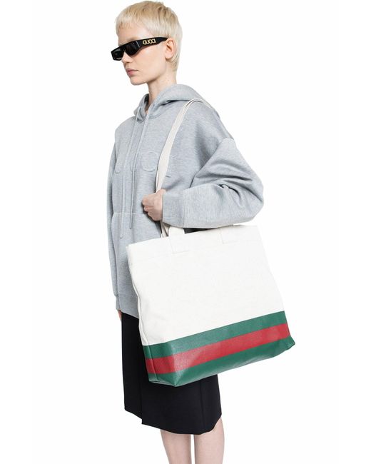 Gucci White Tote Bags for men