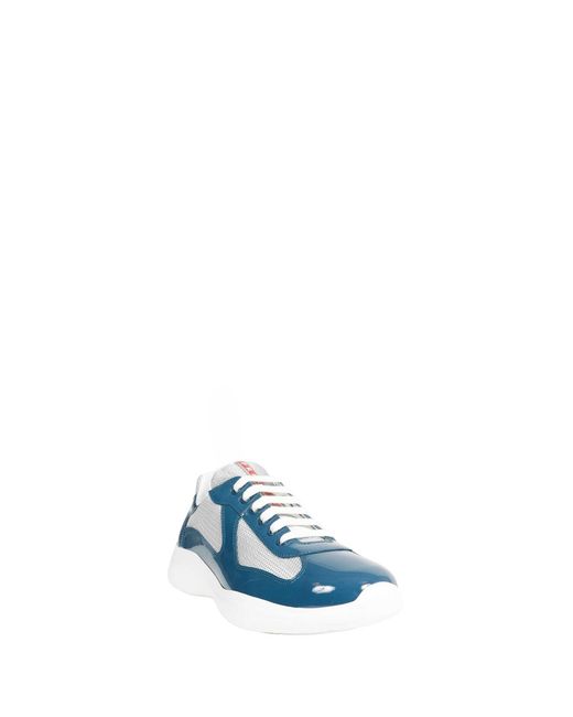 Prada Blue America's Cup Sneakers for men