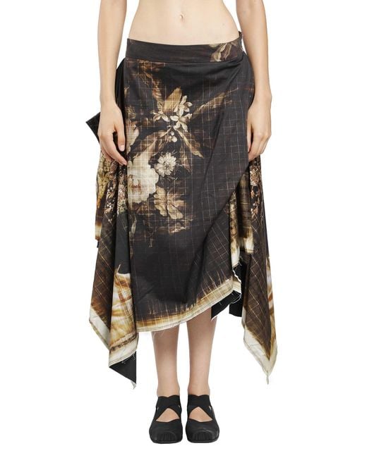 IA London Black Type One Hoisted Skirt
