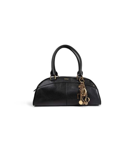 Chloé Black Bowling Bag