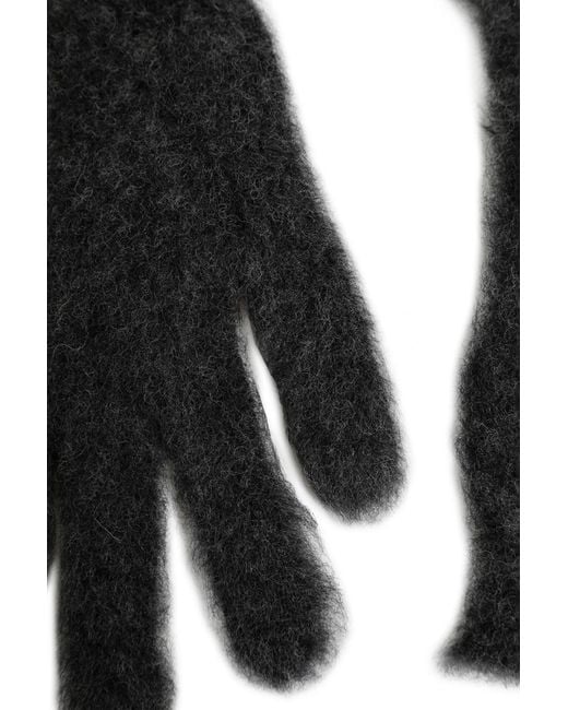 Maison Margiela Black Wool Gloves
