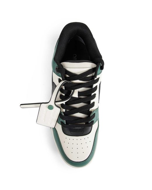 Off-White c/o Virgil Abloh Green Out Of Office Sneakers for men