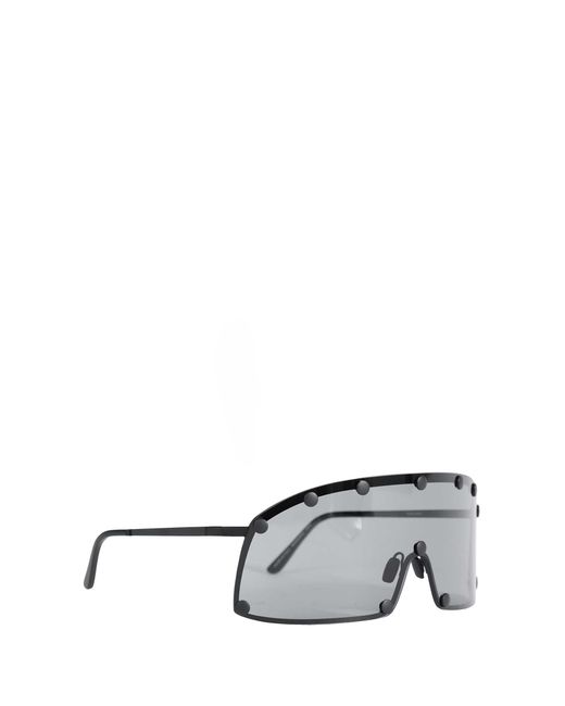 Rick Owens Gray Shielding Sunglasses for men