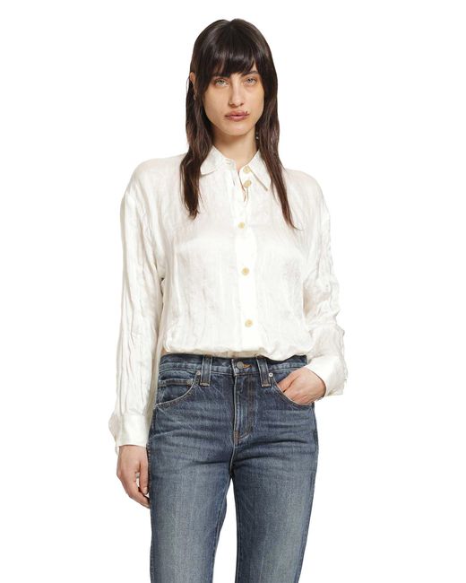 Khaite White Goya Top