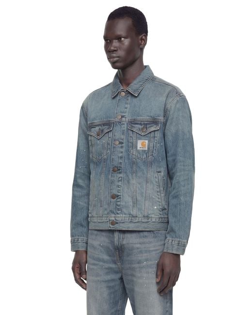 Carhartt Blue Helston Jacket for men
