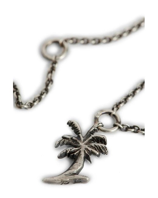 Werkstatt:münchen White Mini Palm Necklace for men
